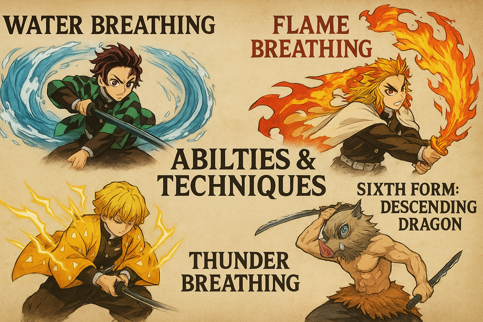 abilites and techniques