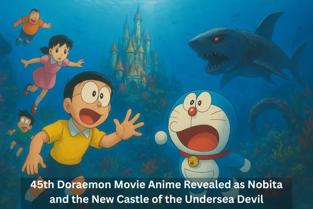 45th Doraemon Movie Anime Revealed as Nobita and the New Castle of the Undersea Devil