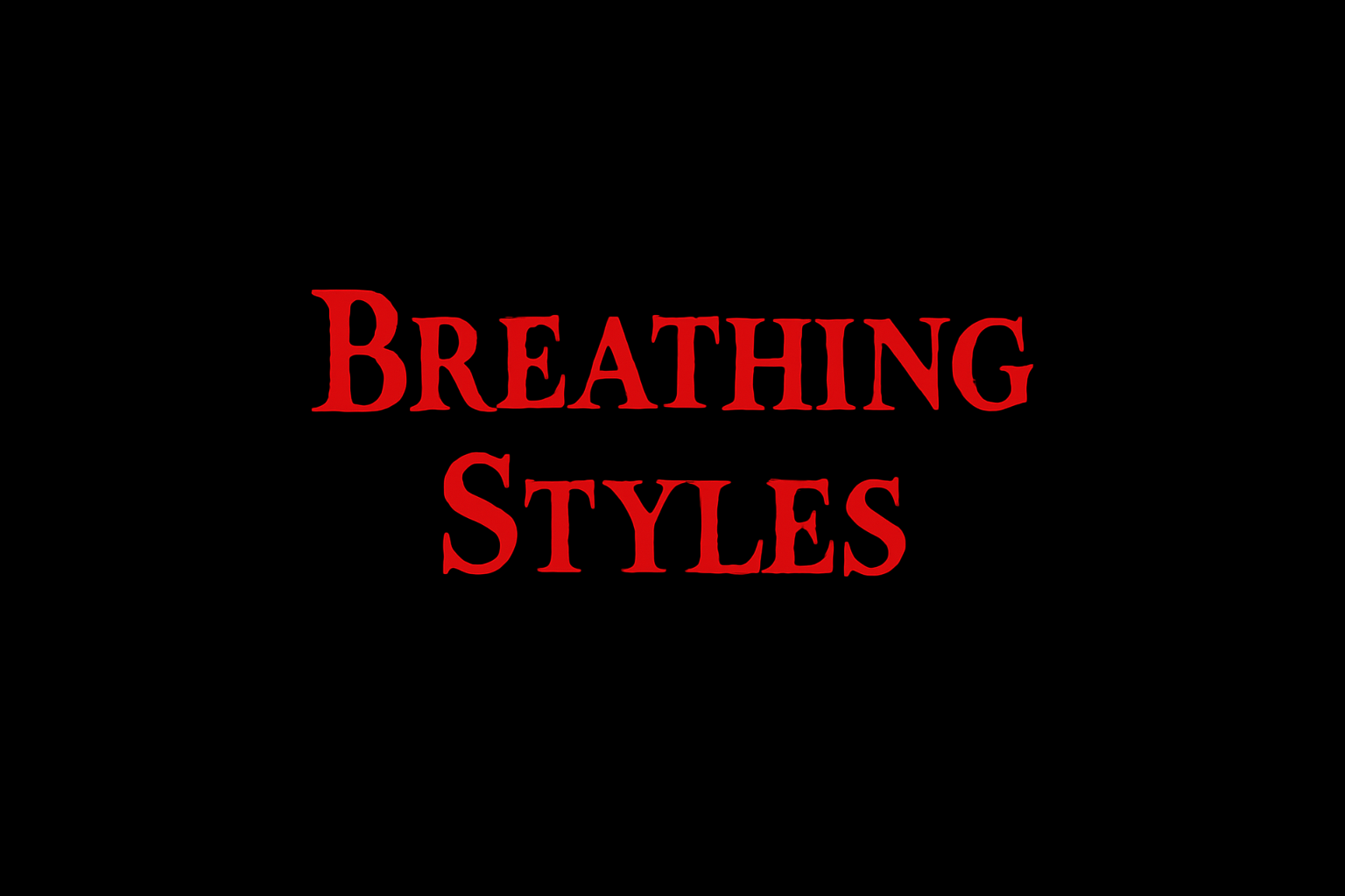 Breathing style